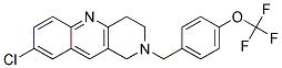 8-CHLORO-2-[4-(TRIFLUOROMETHOXY)BENZYL]-1,2,3,4-TETRAHYDROBENZO[B]-1,6-NAPHTHYRIDINE Struktur