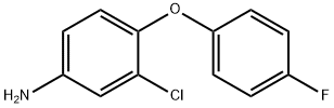 3-CHLORO-4-(4-FLUOROPHENOXY)ANILINE Struktur