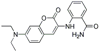 3-(2-BENZYLAMIDAZOYL)-7-DIETHYLAMINOCOUMARIN Struktur