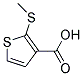 2-(METHYLTHIO)-3-THIOPHENECARBOXYLIC ACID Struktur