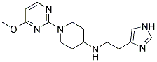 N-[2-(1H-IMIDAZOL-4-YL)ETHYL]-1-(4-METHOXYPYRIMIDIN-2-YL)PIPERIDIN-4-AMINE Struktur