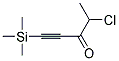 4-CHLORO-1-TRIMETHYLSILANYL-PENT-1-YN-3-ONE Struktur