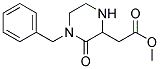 (4-BENZYL-3-OXO-PIPERAZIN-2-YL)-ACETIC ACID METHYL ESTER Struktur