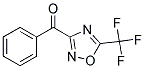 PHENYL-(5-TRIFLUOROMETHYL-[1,2,4]OXADIAZOL-3-YL)-METHANONE Struktur