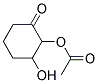 ACETIC ACID 2-HYDROXY-6-OXO-CYCLOHEXYL ESTER Struktur