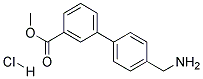 4'-AMINOMETHYL-BIPHENYL-3-CARBOXYLIC ACID METHYL ESTER HYDROCHLORIDE Struktur