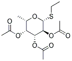 ETHYL 2,3,4-TRI-O-ACETYL-1-THIO-BETA-L-FUCOPYRANOSIDE Struktur