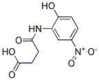 N-(2-HYDROXY-5-NITRO-PHENYL)-SUCCINAMIC ACID Struktur