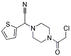 [4-(CHLOROACETYL)PIPERAZIN-1-YL](THIEN-2-YL)ACETONITRILE Struktur