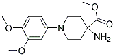 METHYL 4-AMINO-1-(3,4-DIMETHOXYPHENYL)PIPERIDINE-4-CARBOXYLATE Struktur