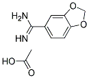 BENZO[1,3]DIOXOLE-5-CARBOXAMIDINE ACETATE Struktur