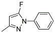 5-FLUORO-3-METHYL-1-PHENYLPYRAZOLE Struktur