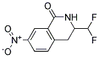 3-DIFLUOROMETHYL-7-NITRO-3,4-DIHYDRO-2H-ISOQUINOLIN-1-ONE Struktur