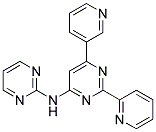 N-(2-PYRIDIN-2-YL-6-PYRIDIN-3-YLPYRIMIDIN-4-YL)PYRIMIDIN-2-AMINE Struktur