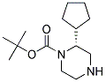 (R)-2-CYCLOPENTYL-PIPERAZINE-1-CARBOXYLIC ACID TERT-BUTYL ESTER Struktur