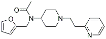 N-(2-FURYLMETHYL)-N-[1-(2-PYRIDIN-2-YLETHYL)PIPERIDIN-4-YL]ACETAMIDE Struktur