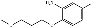 5-FLUORO-2-(3-METHOXYPROPOXY)PHENYLAMINE Struktur