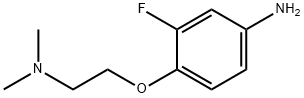 N-[2-(4-AMINO-2-FLUOROPHENOXY)ETHYL]-N,N-DIMETHYLAMINE Struktur