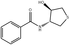 N-[(3S,4S)-4-HYDROXYTETRAHYDRO-3-THIENYL]BENZAMIDE Struktur