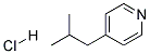 4-ISOBUTYLPYRIDINE HYDROCHLORIDE Struktur