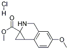 METHYL 5-METHOXY-1A,2,3,7B-TETRAHYDRO-1H-CYCLOPROPA[C]ISOQUINOLINE-1A-CARBOXYLATE HYDROCHLORIDE Struktur