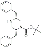 (2S,5S)-2,5-DIBENZYL-PIPERAZINE-1-CARBOXYLIC ACID TERT-BUTYL ESTER Struktur