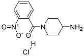 (4-AMINO-PIPERIDIN-1-YL)-(2-NITRO-PHENYL)-METHANONE HYDROCHLORIDE Struktur