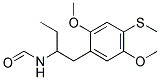 N-FORMYL-1-(2,5-DIMETHOXY-4-METHYLTHIOPHENYL)-2-AMINOBUTANE Struktur