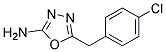 5-(4-CHLOROBENZYL)-1,3,4-OXADIAZOL-2-AMINE Struktur