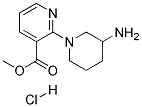 3-AMINO-3,4,5,6-TETRAHYDRO-2H-[1,2']BIPYRIDINYL-3'-CARBOXYLIC ACID METHYL ESTER HYDROCHLORIDE Struktur