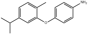 4-(5-ISOPROPYL-2-METHYLPHENOXY)ANILINE Struktur