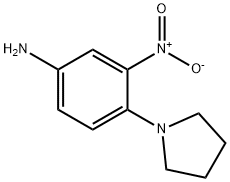 3-NITRO-4-(PYRROLIDIN-1-YL)ANILINE Struktur