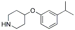 4-(3-ISOPROPYLPHENOXY)PIPERIDINE Struktur