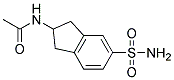 N-(5-SULFAMOYL-INDAN-2-YL)-ACETAMIDE Struktur