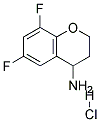 6,8-DIFLUORO-CHROMAN-4-YLAMINE HYDROCHLORIDE Struktur