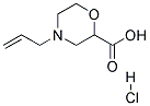 4-ALLYL-MORPHOLINE-2-CARBOXYLIC ACID HYDROCHLORIDE Struktur