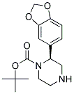 (S)-2-BENZO[1,3]DIOXOL-5-YL-PIPERAZINE-1-CARBOXYLIC ACID TERT-BUTYL ESTER Struktur