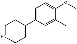 4-(4-METHOXY-3-METHYLPHENYL)PIPERIDINE Struktur