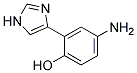 4-AMINO-2-(1H-IMIDAZOL-4-YL)-PHENOL Struktur