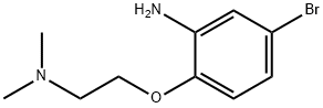 5-BROMO-2-[2-(DIMETHYLAMINO)ETHOXY]ANILINE Struktur