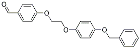 4-(2-[4-(BENZYLOXY)PHENOXY]ETHOXY)BENZENECARBALDEHYDE Struktur