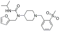 N-(2-FURYLMETHYL)-N'-ISOPROPYL-N-(1-[2-(METHYLSULFONYL)BENZYL]PIPERIDIN-4-YL)UREA Struktur