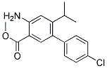 4-AMINO-4'-CHLORO-6-ISOPROPYL-BIPHENYL-3-CARBOXYLIC ACID METHYL ESTER Struktur