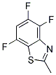 4,5,7-TRIFLUORO-2-METHYLBENZOTHIAZOLE Struktur