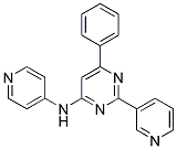 6-PHENYL-2-PYRIDIN-3-YL-N-PYRIDIN-4-YLPYRIMIDIN-4-AMINE Struktur