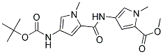 4-[(4-TERT-BUTOXYCARBONYLAMINO-1-METHYL-1H-PYRROLE-2-CARBONYL)-AMINO]-1-METHYL-1H-PYRROLE-2-CARBOXYLIC ACID METHYL ESTER Struktur