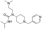 N-[2-(DIMETHYLAMINO)ETHYL]-N'-ISOPROPYL-N-[1-(PYRIDIN-4-YLMETHYL)PIPERIDIN-4-YL]UREA Struktur