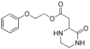 (3-OXO-PIPERAZIN-2-YL)-ACETIC ACID 2-PHENOXY-ETHYL ESTER Struktur