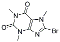 8-BROMO-1,3,7-TRIMETHYL-3,7-DIHYDRO-PURINE-2,6-DIONE Struktur