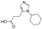 3-(3-CYCLOHEXYL-3H-IMIDAZOL-4-YL)-PROPIONIC ACID Struktur